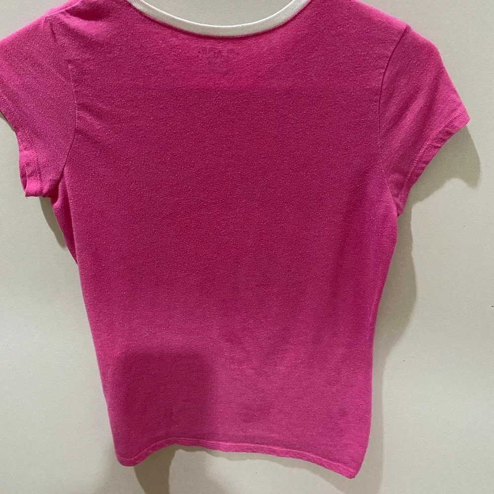 Children's Place  Girls Can Do It All!!! short sleeve pink top sz 10